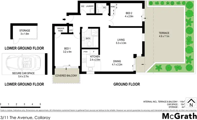 Floorplan of Homely apartment listing, 3/11 The Avenue, Collaroy NSW 2097
