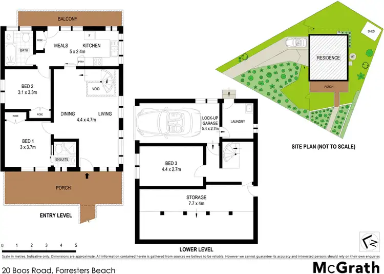 Floorplan of Homely house listing, 20 Boos Road, Forresters Beach NSW 2260