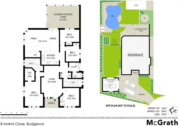 Floorplan of Homely house listing, 8 Mahni Close, Budgewoi NSW 2262