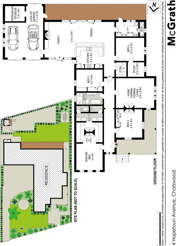Floorplan of Homely house listing, 4 Hopetoun Avenue, Chatswood NSW 2067