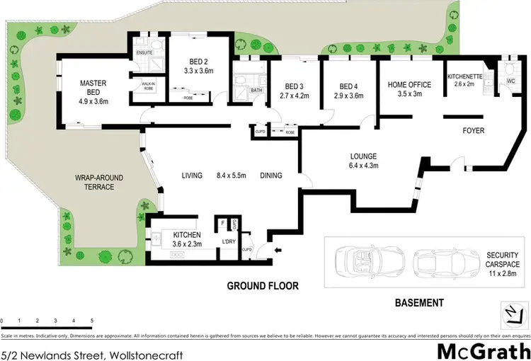 Floorplan of Homely apartment listing, 5/2 Newlands Street, Wollstonecraft NSW 2065