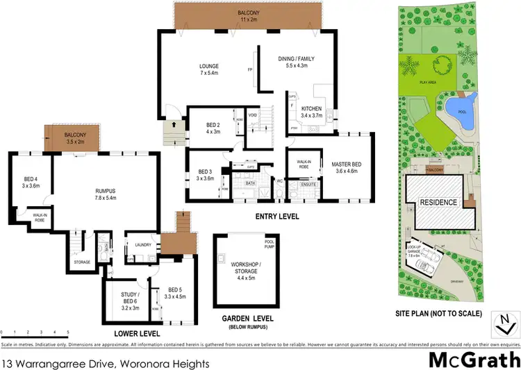 Floorplan of Homely house listing, 13 Warrangarree Drive, Woronora Heights NSW 2233