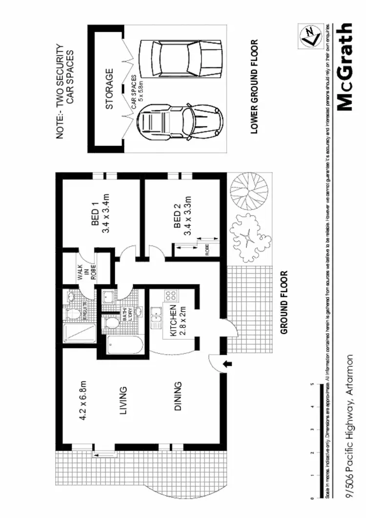 Floorplan of Homely apartment listing, 9/506 Pacific Highway, Artarmon NSW 2064