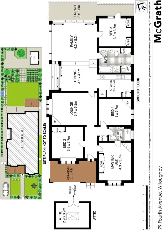 Floorplan of Homely house listing, 79 Fourth Avenue, Willoughby NSW 2068