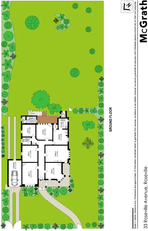 Floorplan of Homely house listing, 33 Roseville Avenue, Roseville NSW 2069