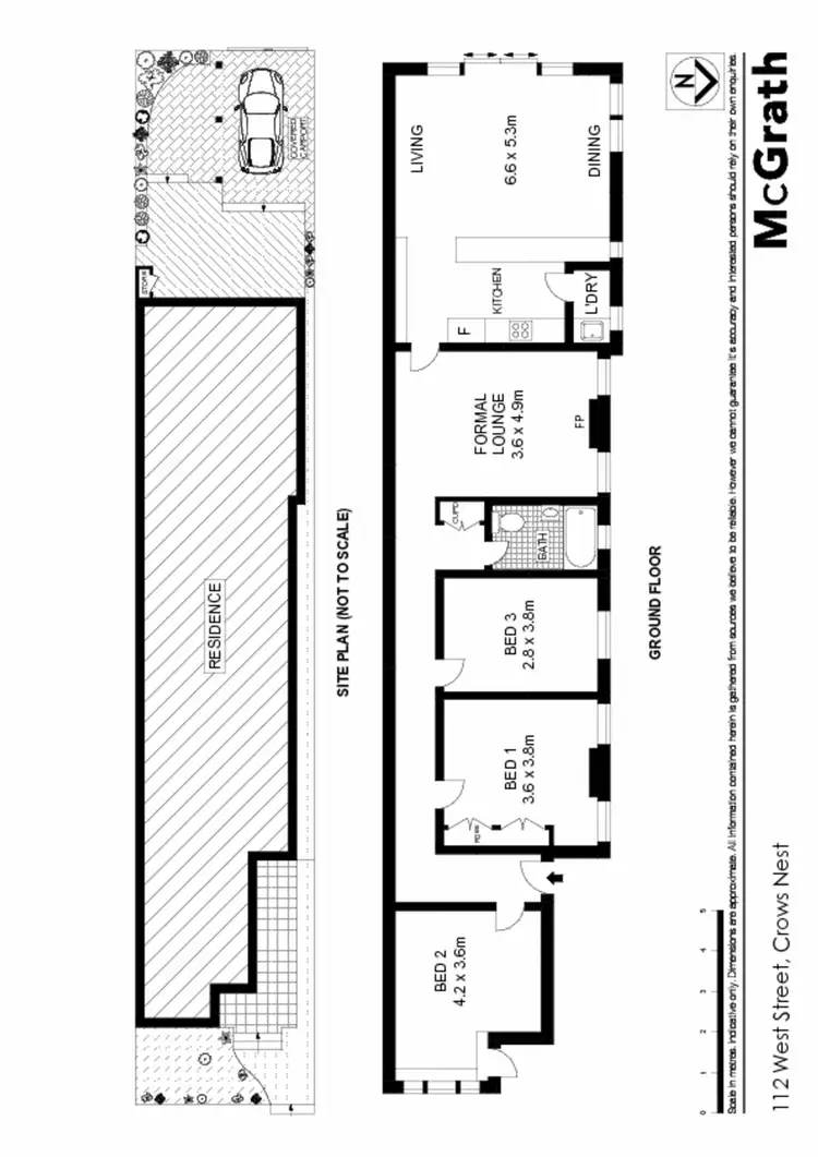 Floorplan of Homely house listing, 112 West Street, Crows Nest NSW 2065