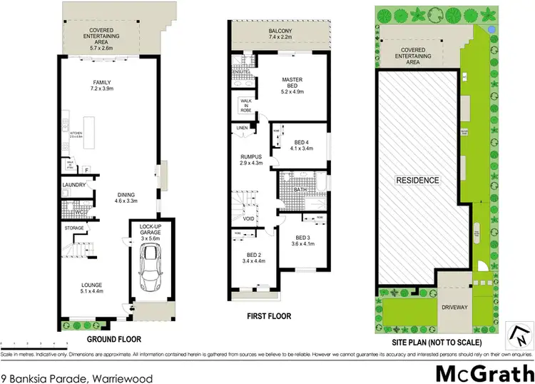 Floorplan of Homely house listing, 9 Banksia Parade, Warriewood NSW 2102