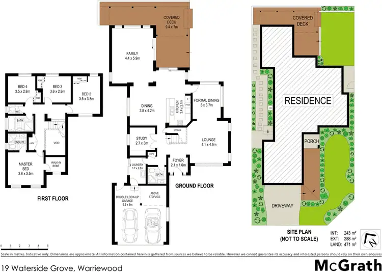 Floorplan of Homely house listing, 19 Waterside Grove, Warriewood NSW 2102