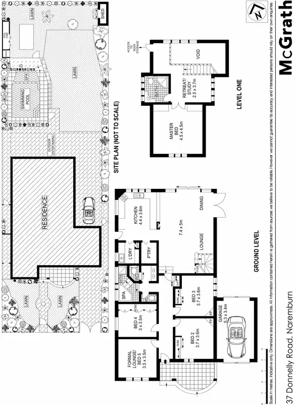 Floorplan of Homely house listing, 37 Donnelly Road, Naremburn NSW 2065