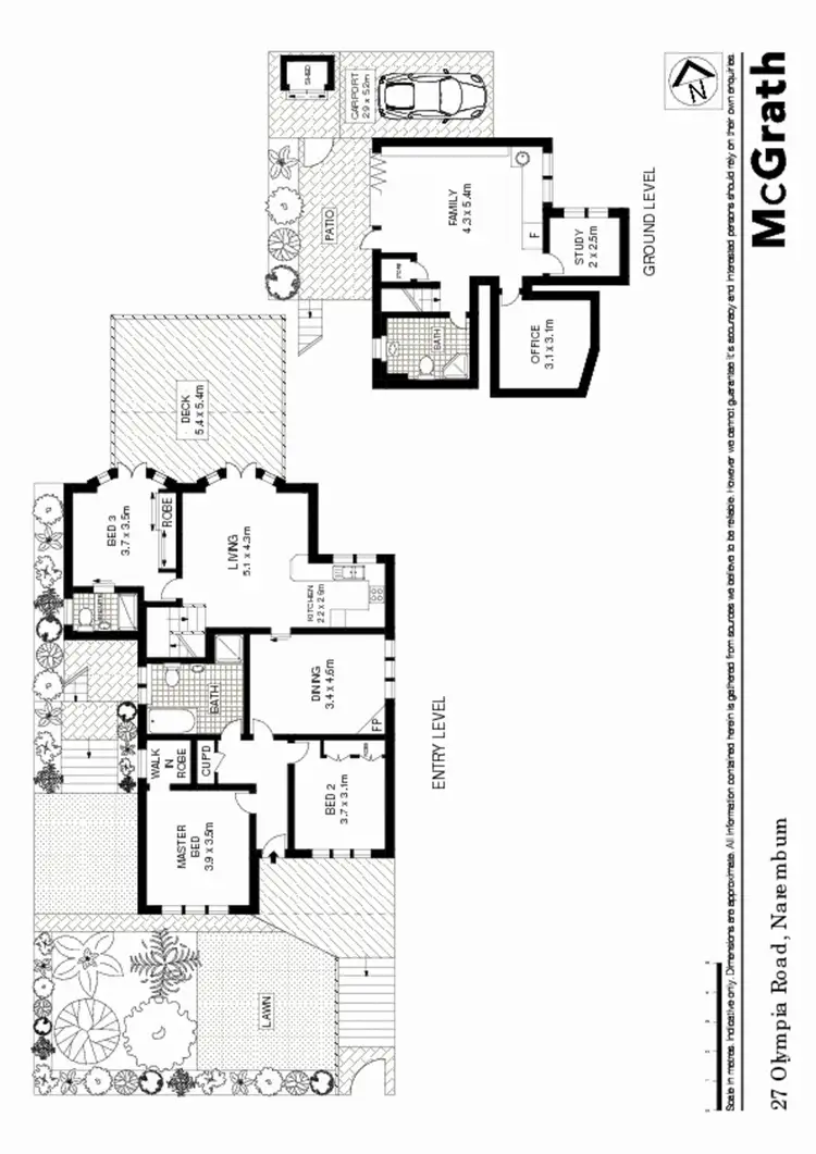 Floorplan of Homely house listing, 27 Olympia Road, Naremburn NSW 2065