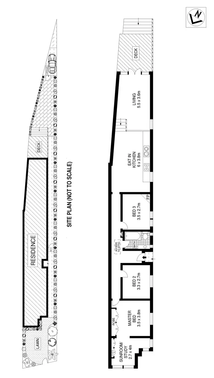 Floorplan of Homely house listing, 70A Dalleys Road, Naremburn NSW 2065