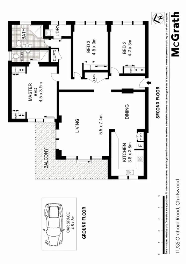 Floorplan of Homely apartment listing, 11/35 Orchard Road, Chatswood NSW 2067