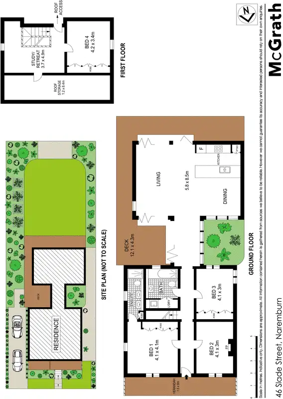 Floorplan of Homely house listing, 46 Slade Street, Naremburn NSW 2065
