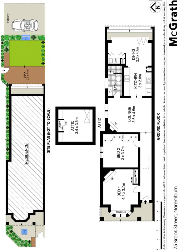 Floorplan of Homely house listing, 75 Brook Street, Naremburn NSW 2065