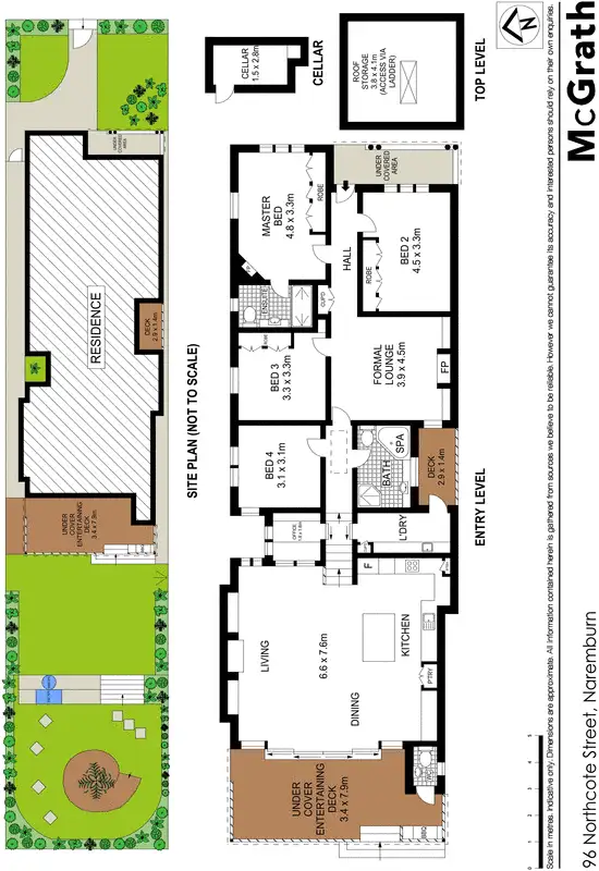 Floorplan of Homely house listing, 96 Northcote Street, Naremburn NSW 2065