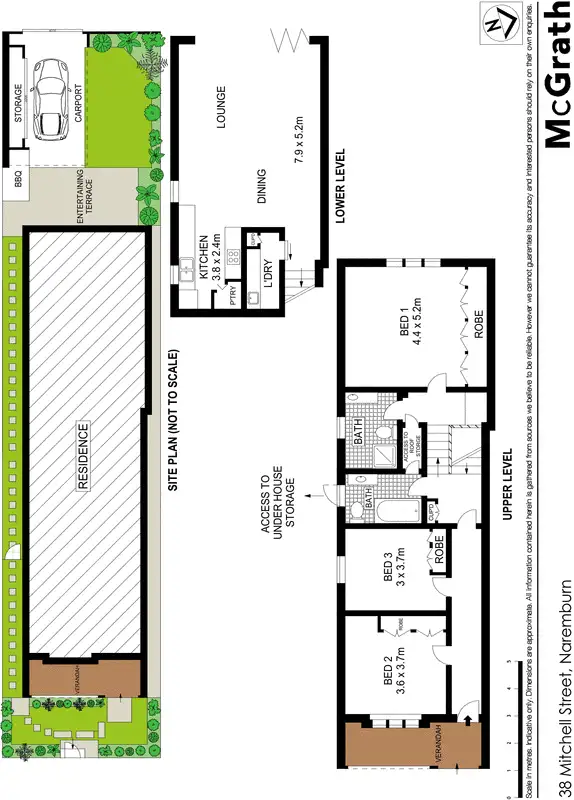 Floorplan of Homely house listing, 38 Mitchell Street, Naremburn NSW 2065