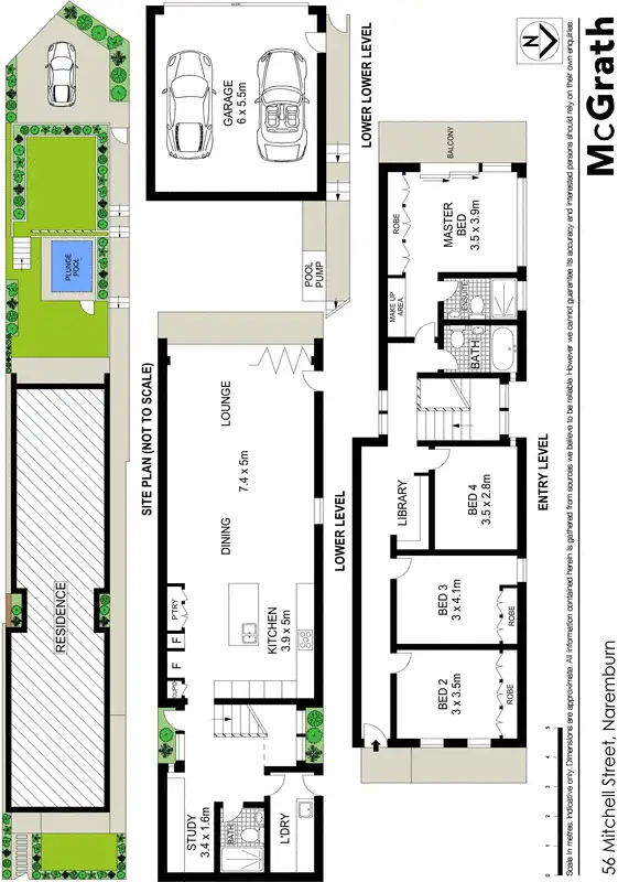 Floorplan of Homely house listing, 56 Mitchell Street, Naremburn NSW 2065