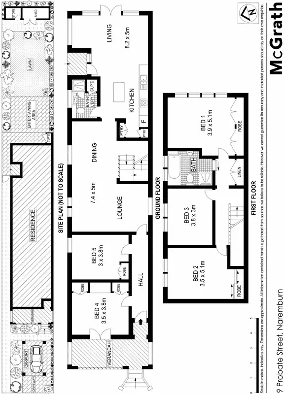 Floorplan of Homely house listing, 9 Probate Street, Naremburn NSW 2065