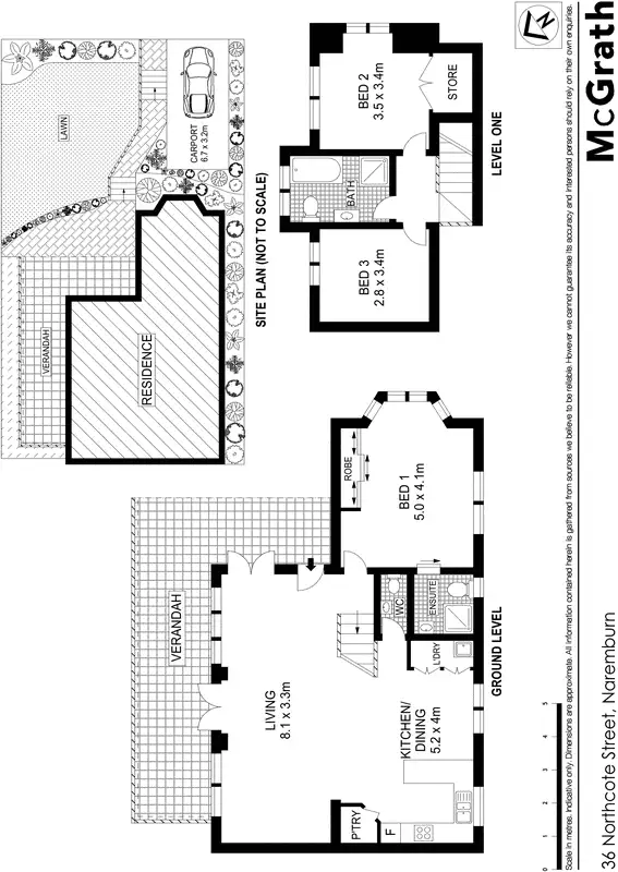 Floorplan of Homely house listing, 36 Northcote Street, Naremburn NSW 2065