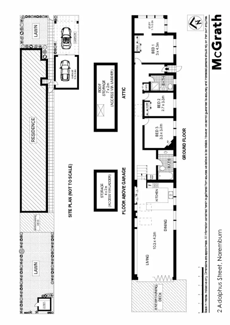Floorplan of Homely house listing, 2 Adolphus Street, Naremburn NSW 2065