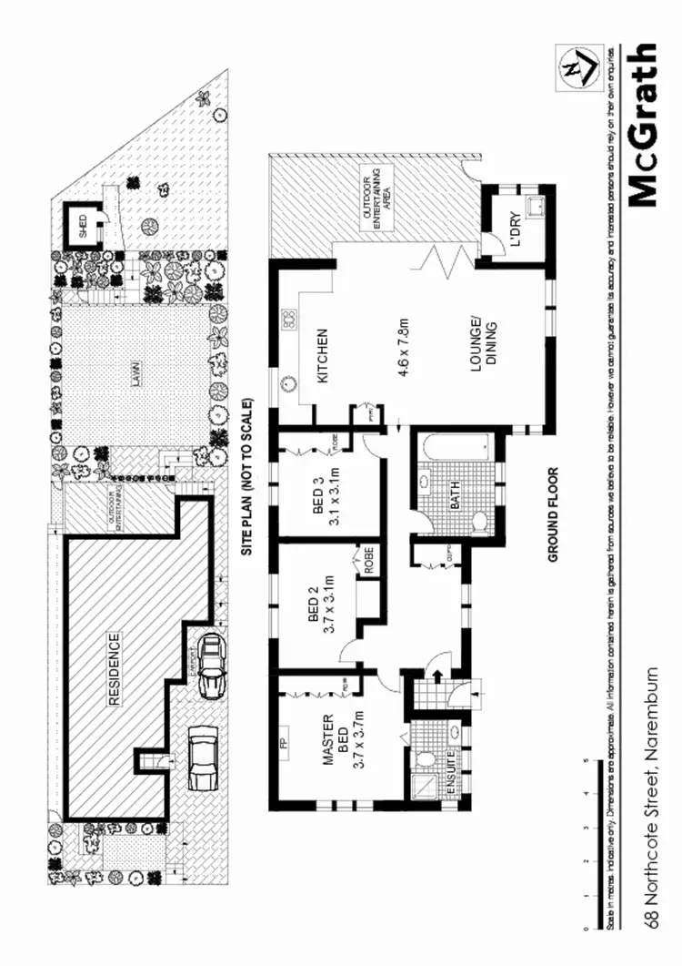 Floorplan of Homely house listing, 68 Northcote Street, Naremburn NSW 2065