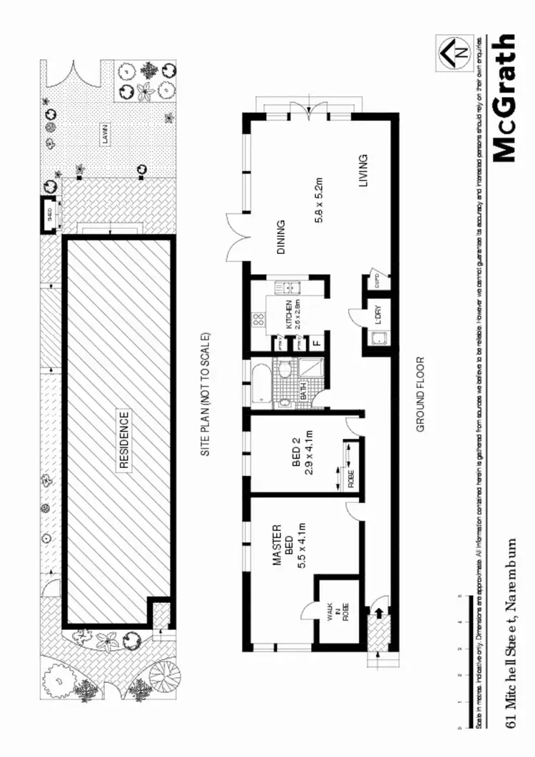 Floorplan of Homely house listing, 61 Mitchell Street, Naremburn NSW 2065
