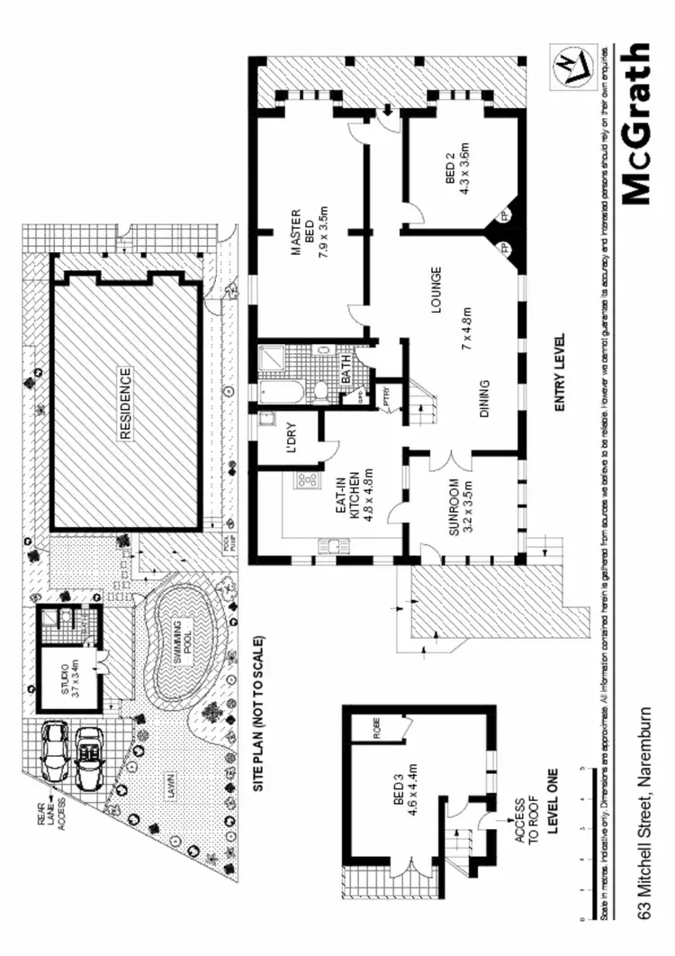 Floorplan of Homely house listing, 63 Mitchell Street, Naremburn NSW 2065