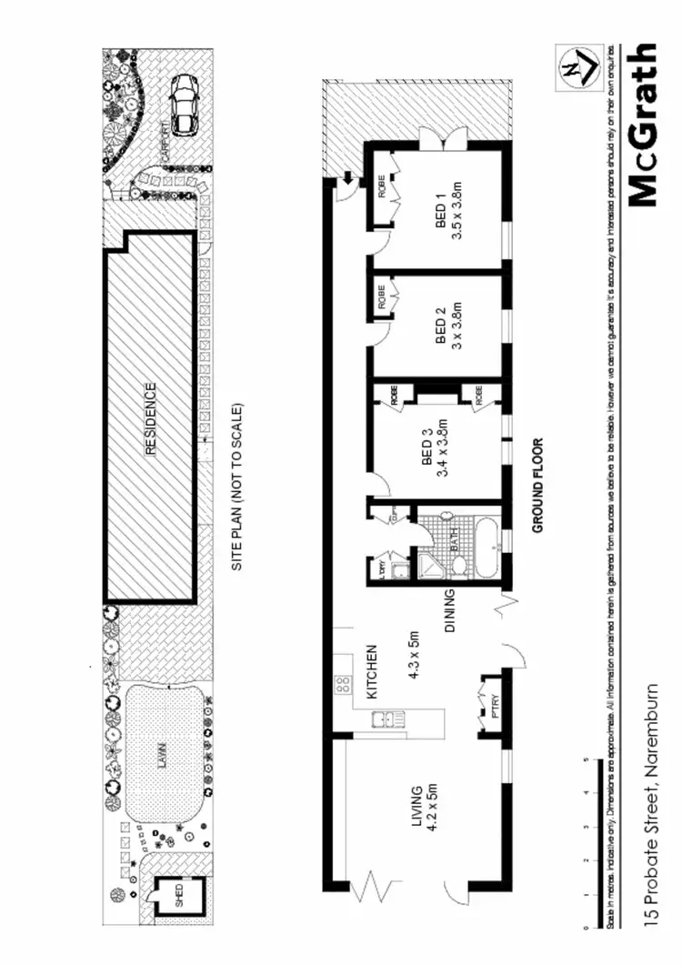 Floorplan of Homely house listing, 15 Probate Street, Naremburn NSW 2065