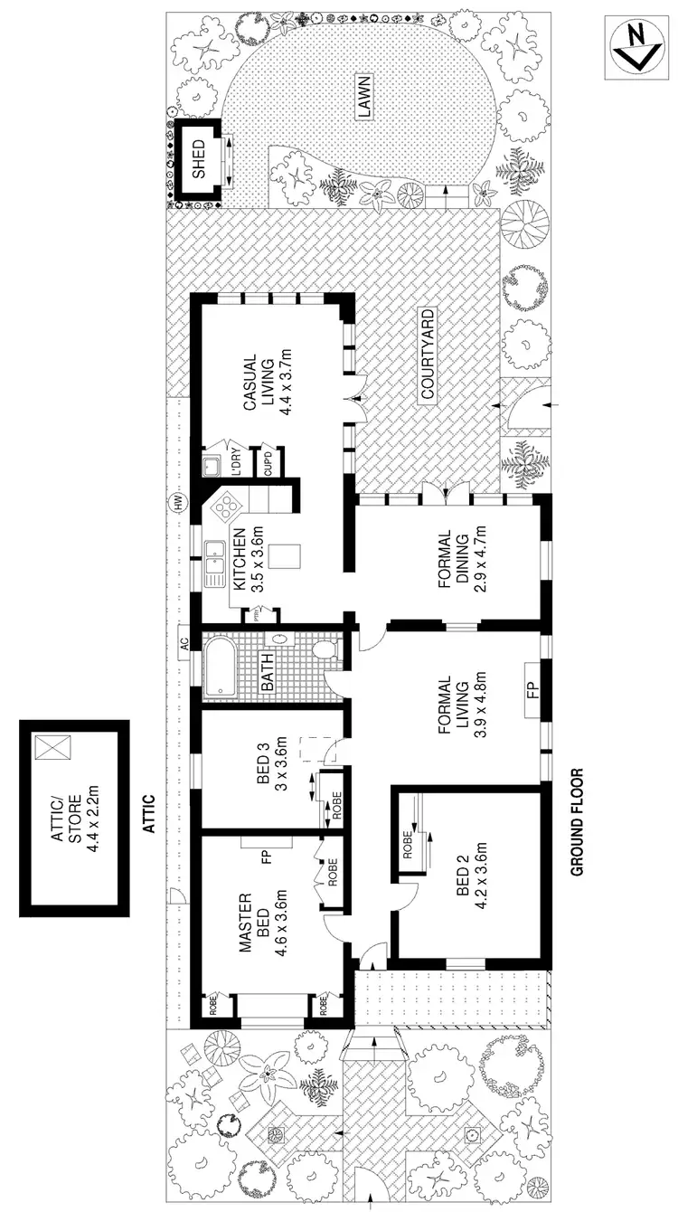 Floorplan of Homely house listing, 8 Rohan Street, Naremburn NSW 2065