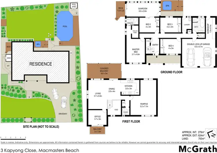 Floorplan of Homely house listing, 3 Kapyong Close, Macmasters Beach NSW 2251