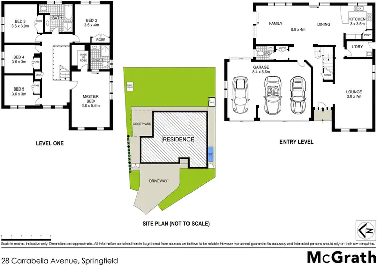 Floorplan of Homely house listing, 28 Carrabella Avenue, Springfield NSW 2250