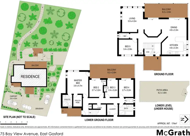Floorplan of Homely house listing, 75 Bay View Avenue, East Gosford NSW 2250