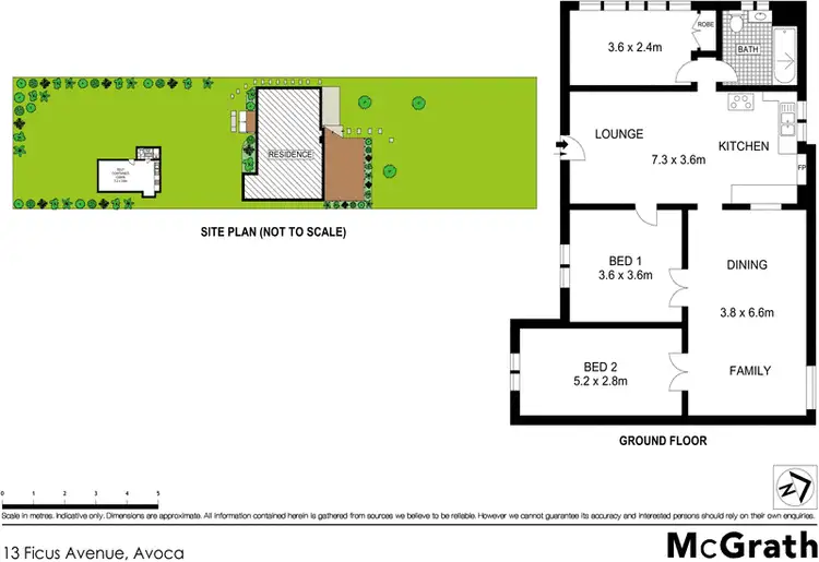 Floorplan of Homely house listing, 13 Ficus Avenue, Avoca Beach NSW 2251