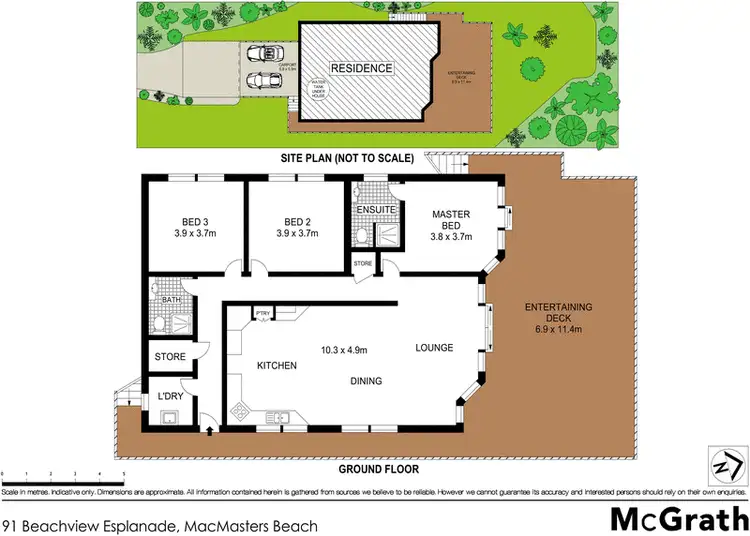 Floorplan of Homely house listing, 91 Beachview Esplanade, Macmasters Beach NSW 2251