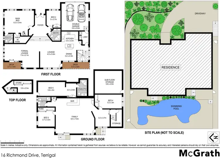 Floorplan of Homely house listing, 16 Richmond Drive, Terrigal NSW 2260