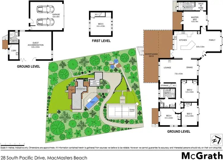 Floorplan of Homely house listing, 28 South Pacific Drive, Macmasters Beach NSW 2251
