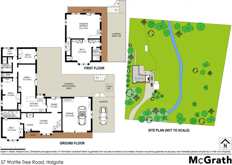 Floorplan of Homely rural property listing, 57 Wattle Tree Road, Holgate NSW 2250