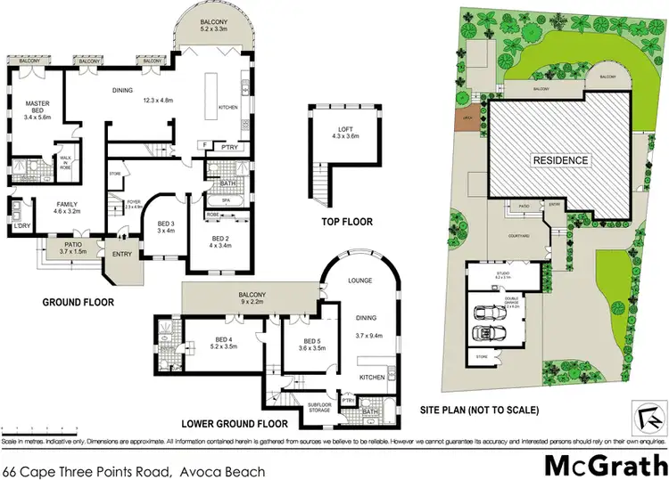 Floorplan of Homely house listing, 66 Cape Three Points Road, Avoca Beach NSW 2251