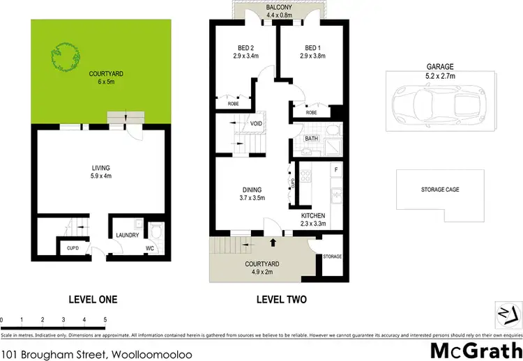 Floorplan of Homely apartment listing, 101 Brougham Street, Woolloomooloo NSW 2011
