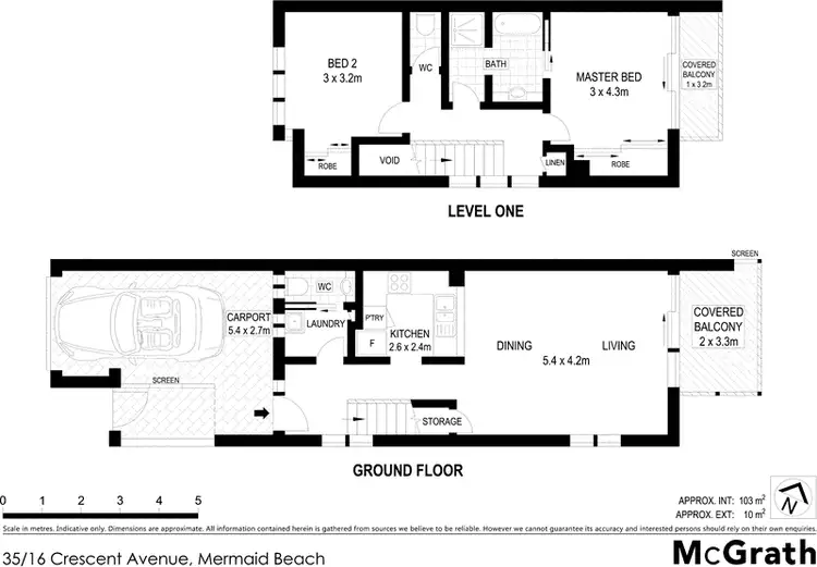 Floorplan of Homely townhouse listing, 35/16 Crescent Avenue, Mermaid Beach QLD 4218