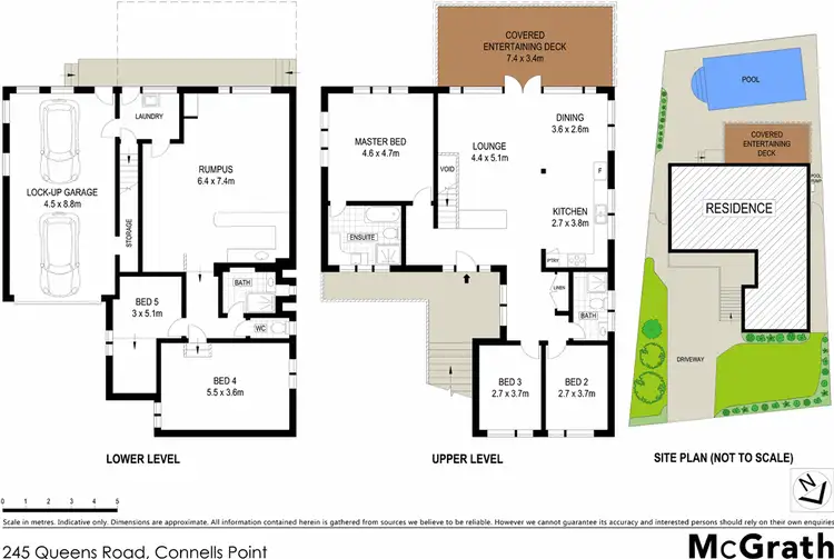 Floorplan of Homely house listing, 245 Queens Road, Connells Point NSW 2221