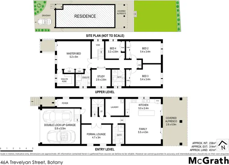 Floorplan of Homely house listing, 46A Trevelyan Street, Botany NSW 2019