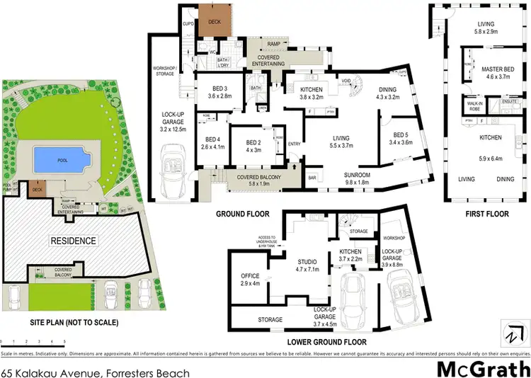 Floorplan of Homely house listing, 65 Kalakau Avenue, Forresters Beach NSW 2260