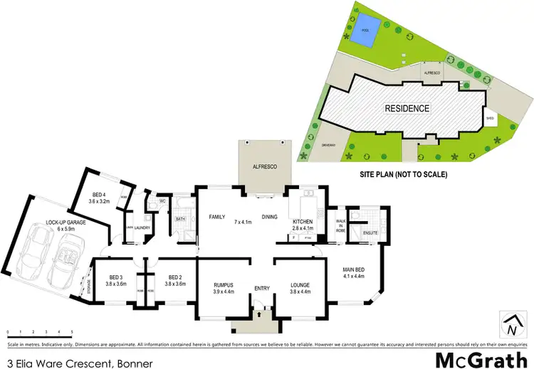 Floorplan of Homely house listing, 3 Elia Ware Crescent, Bonner ACT 2914