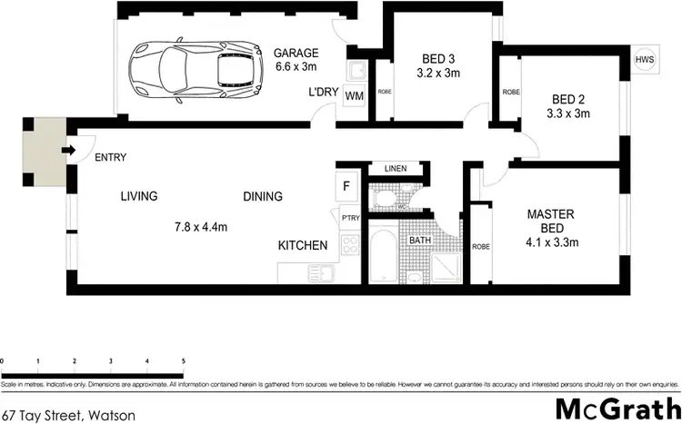 Floorplan of Homely house listing, 67 Tay Street, Watson ACT 2602