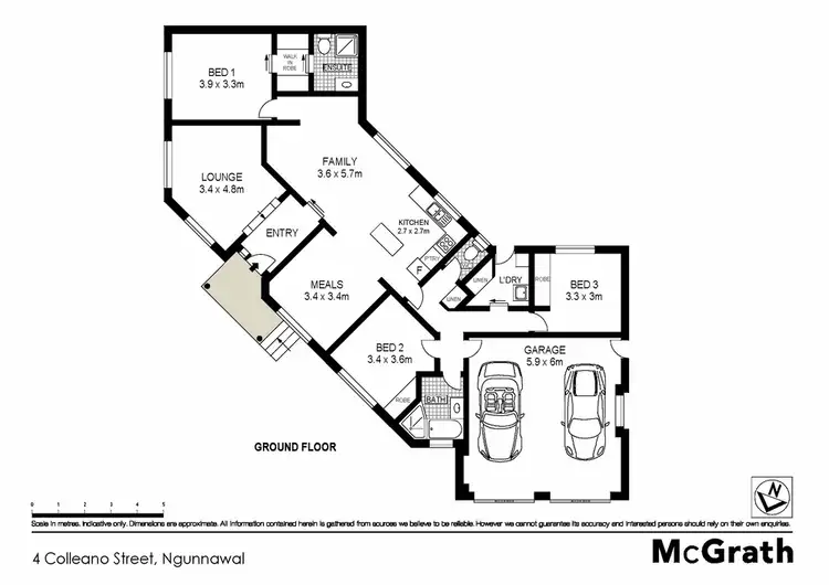 Floorplan of Homely house listing, 4 Colleano Street, Ngunnawal ACT 2913