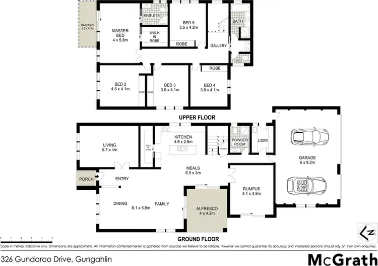 Floorplan of Homely house listing, 326 Gundaroo Drive, Gungahlin ACT 2912