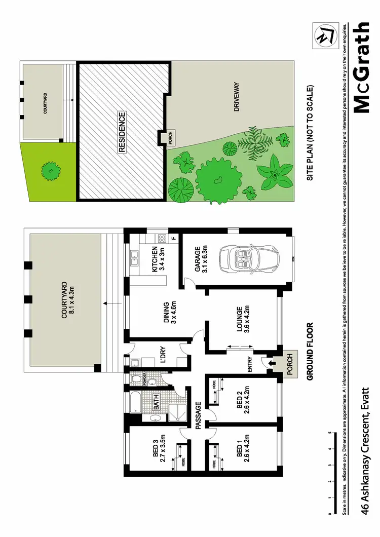 Floorplan of Homely house listing, 46 Ashkanasy Crescent, Evatt ACT 2617