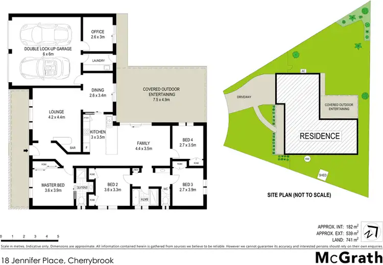 Floorplan of Homely house listing, 18 Jennifer Place, Cherrybrook NSW 2126