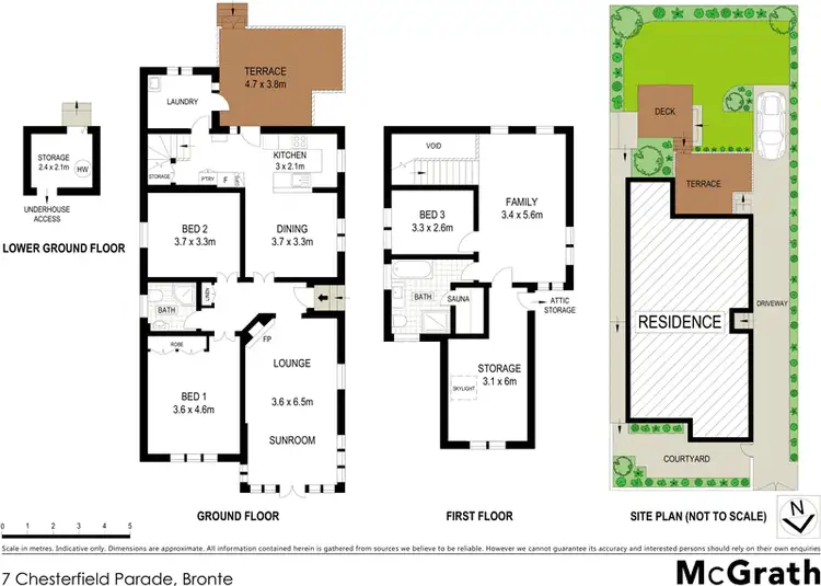 Floorplan of Homely house listing, 7 Chesterfield Parade, Bronte NSW 2024